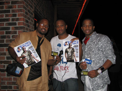 Mackroyce Kicking it with Eric of Source Magazine and Tony Barnes of Paper Chasers